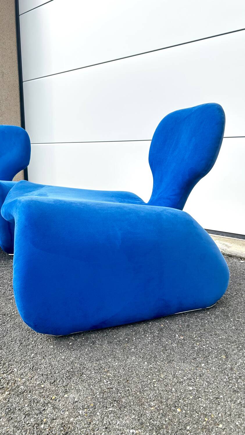 Pair of Djinn armchairs by Olivier Mourgue