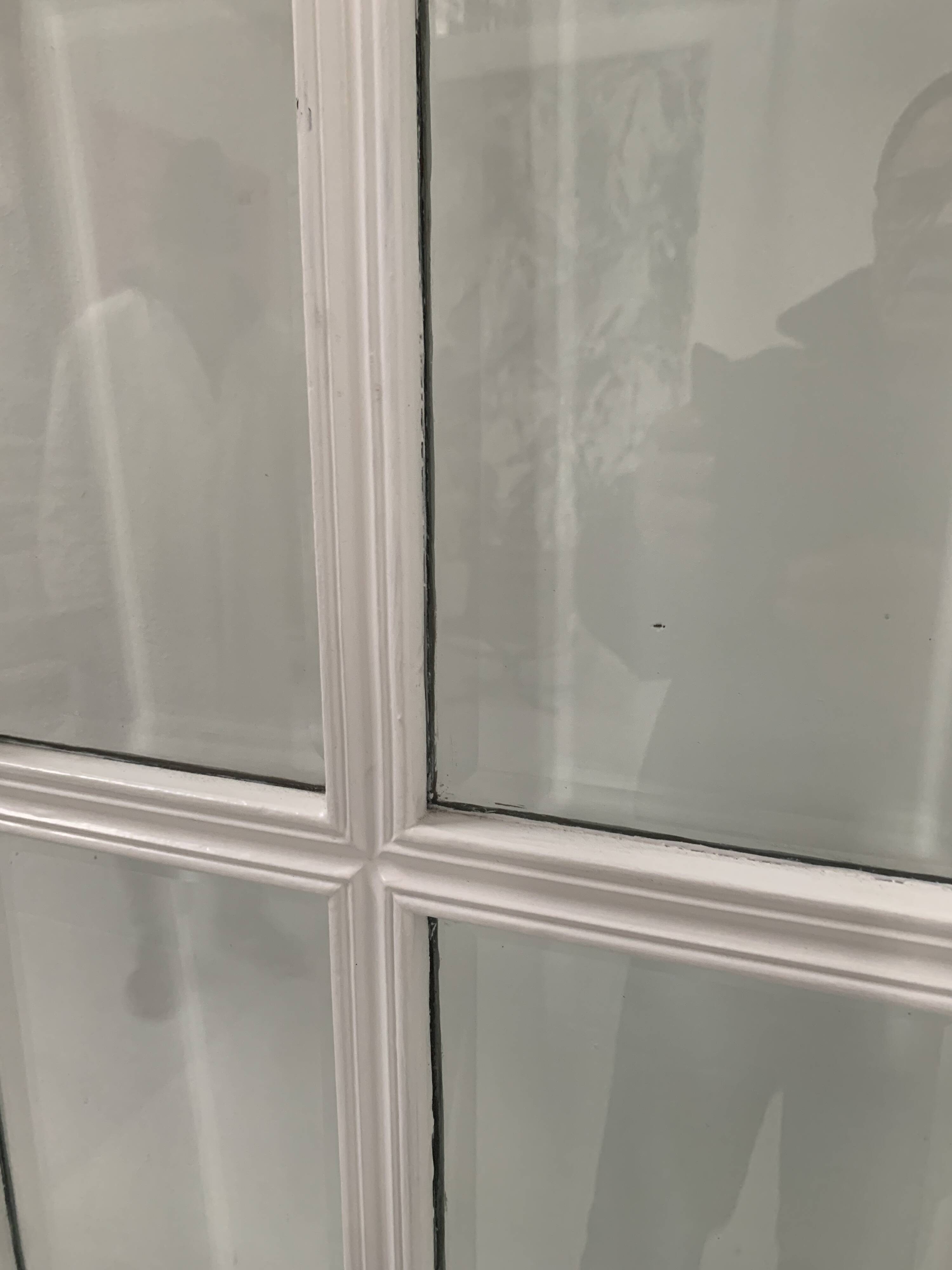 Partition doors A Small beveled tiles 20th century