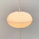 Lampe suspension UFO allemande modèle 2196 du milieu du siècle par Aloys Ferdinand Gangkofner pour Erco, années 1960