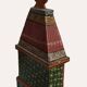 Indian temple made of hand-painted wood