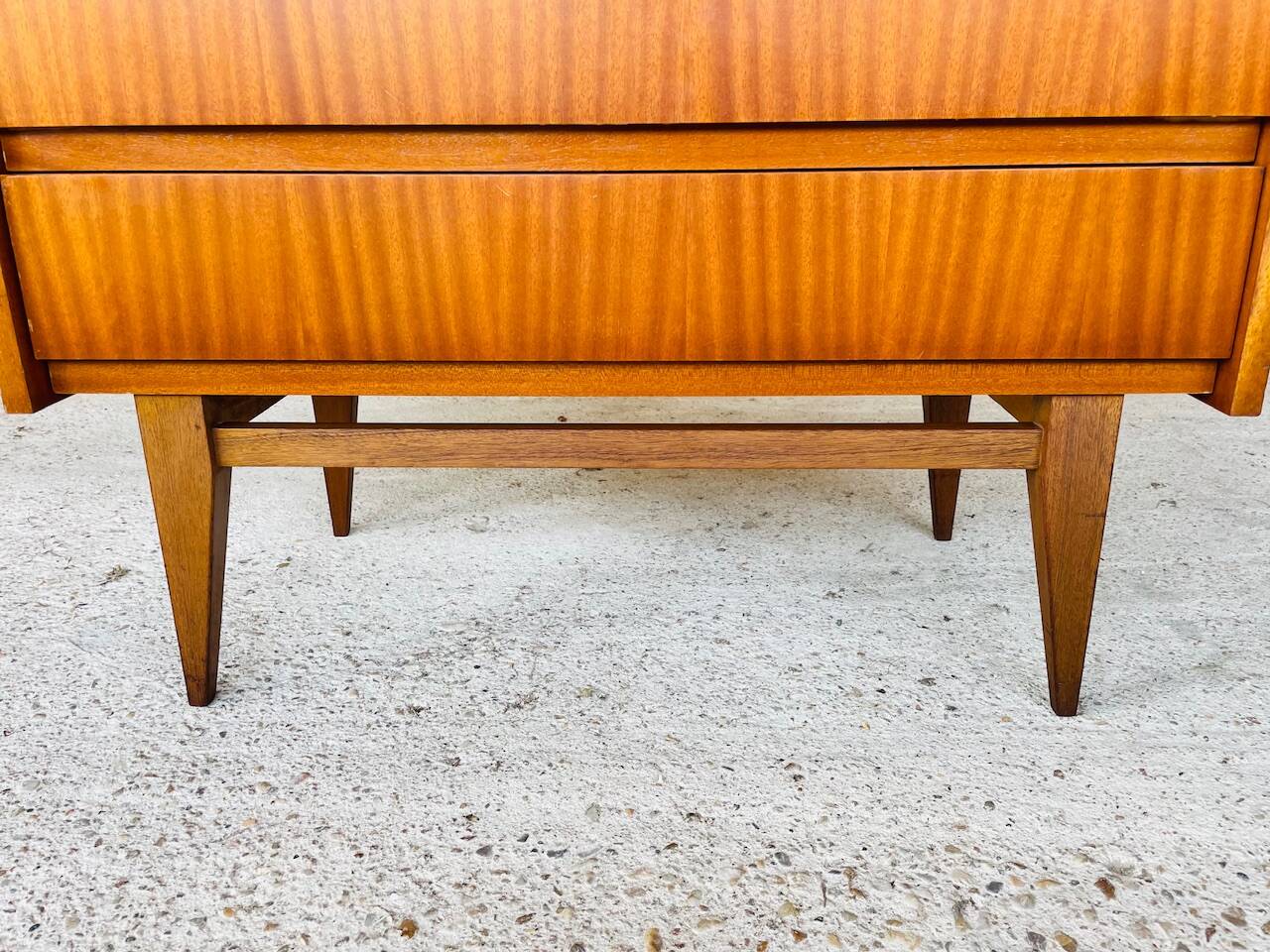 Scandinavian style teak chest of drawers, cira 60's