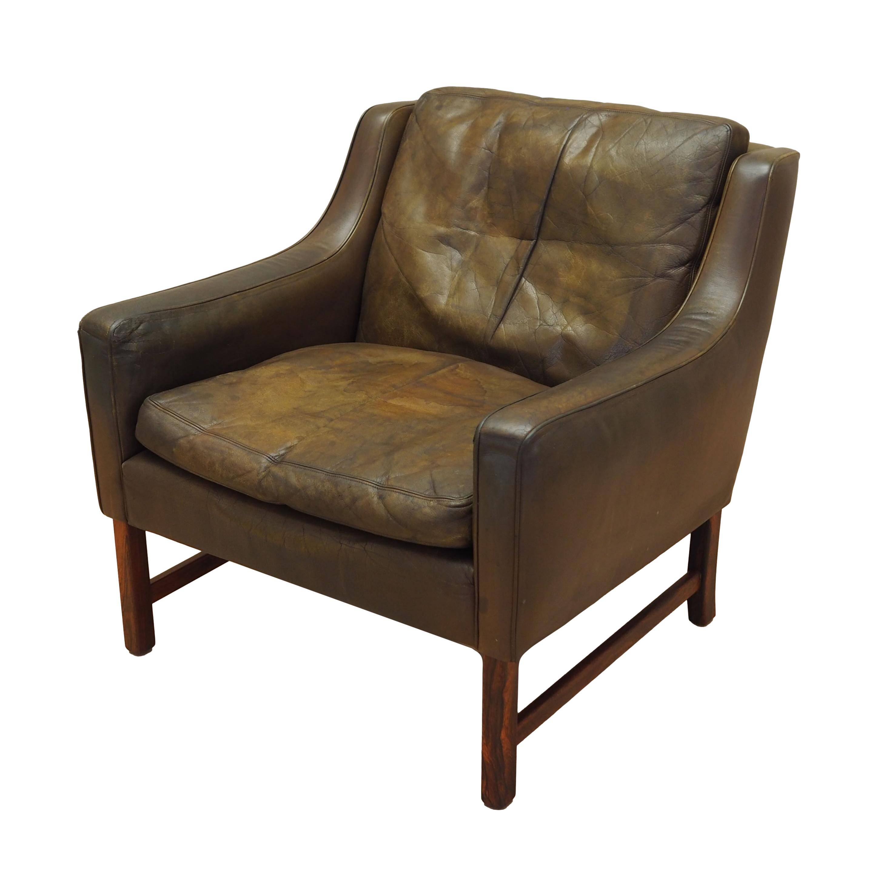Rosewood armchair, Scandinavian design, 1960s, designer: Fredrik Kayser, pr