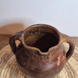 Glazed terracotta jug