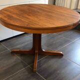 Vintage Scandinavian Baumann style extendable table in Rosewood 1970s