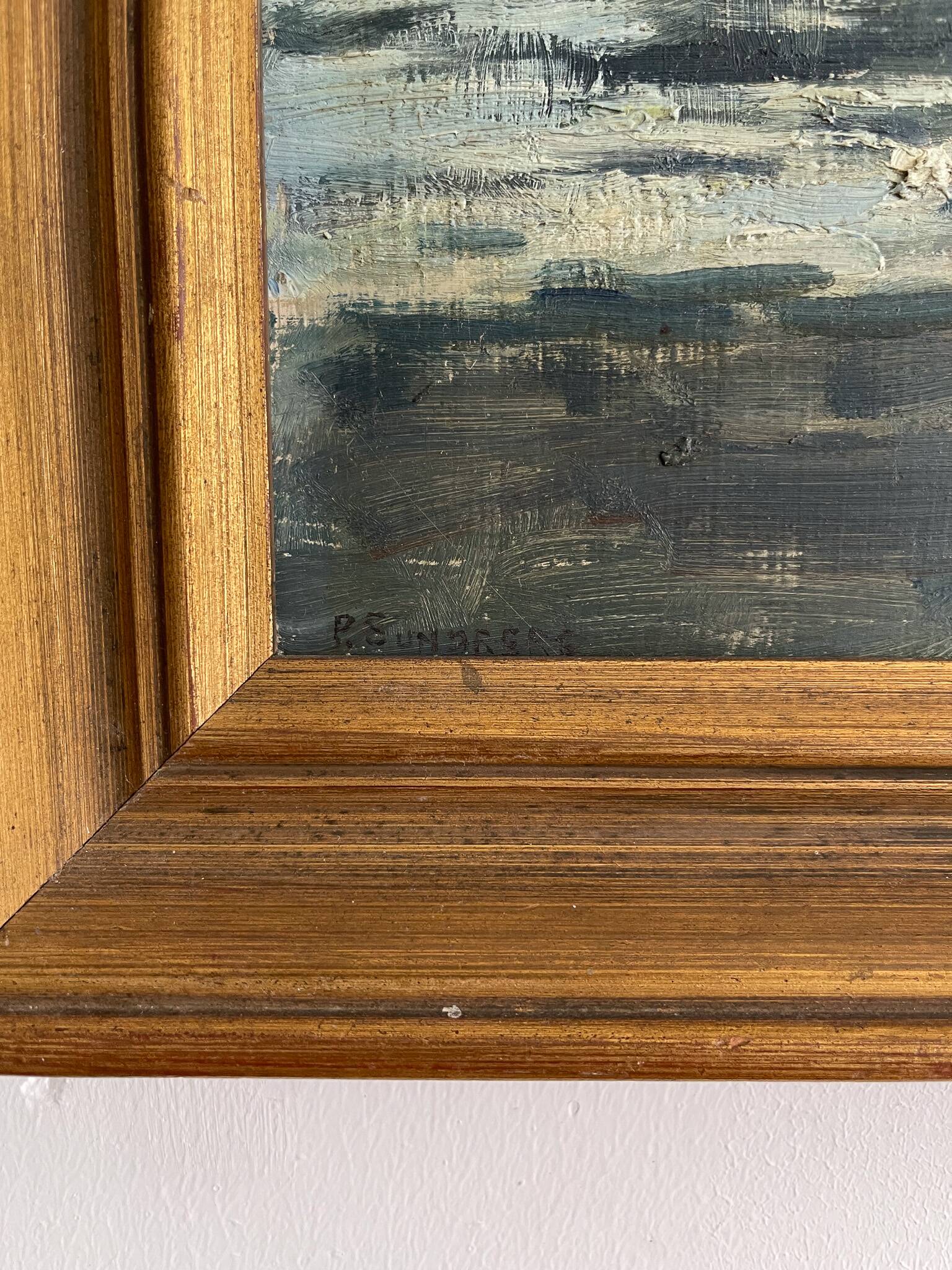 Swedish oil painting landscape Per Sundberg (konstnär)