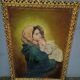 Oil painting on canvas Virgin and Child portrait 1940 - 102/72cm