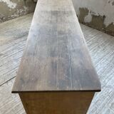 Double-sided counter with XL oak compartments