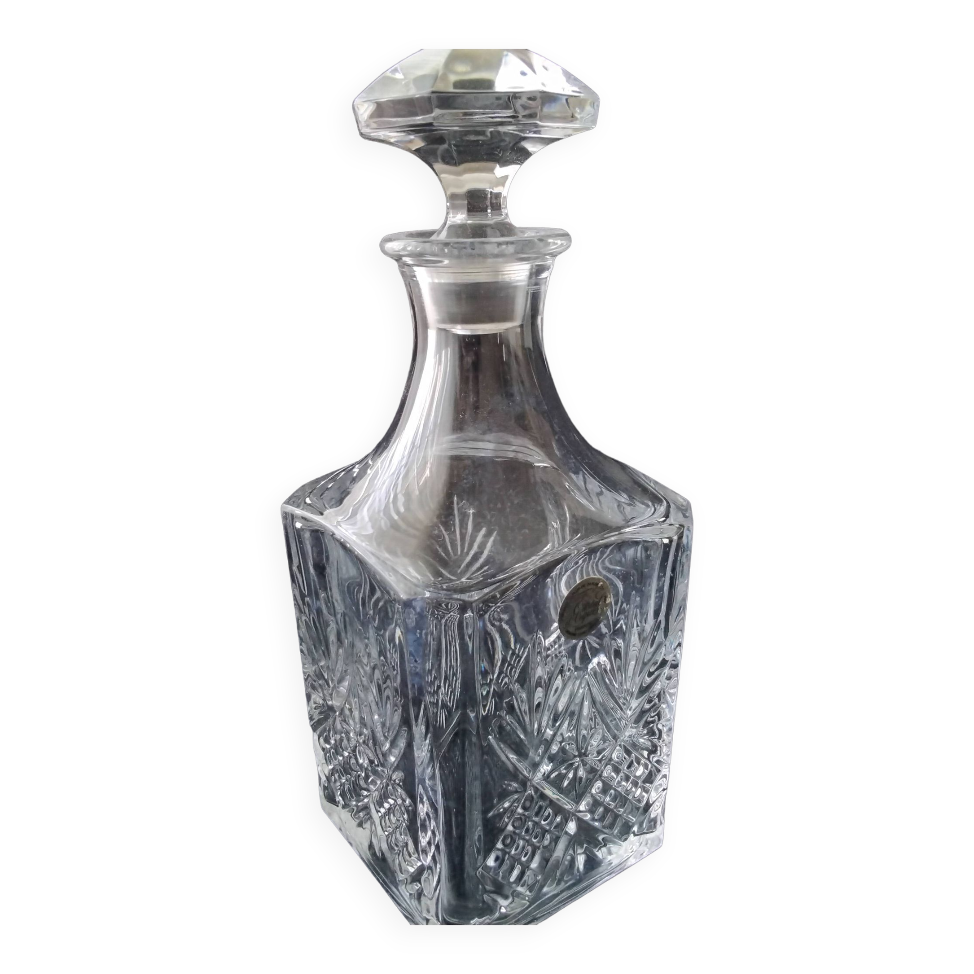 Arques crystal whiskey decanter