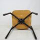 Vintage Martin Stoll Scandinavian Chairs 60/70 Beige Black Legs