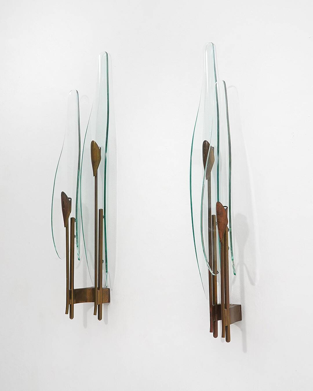 Wall lamp mod. 1461 by Max Ingrand, Fontana Arte, 1960s