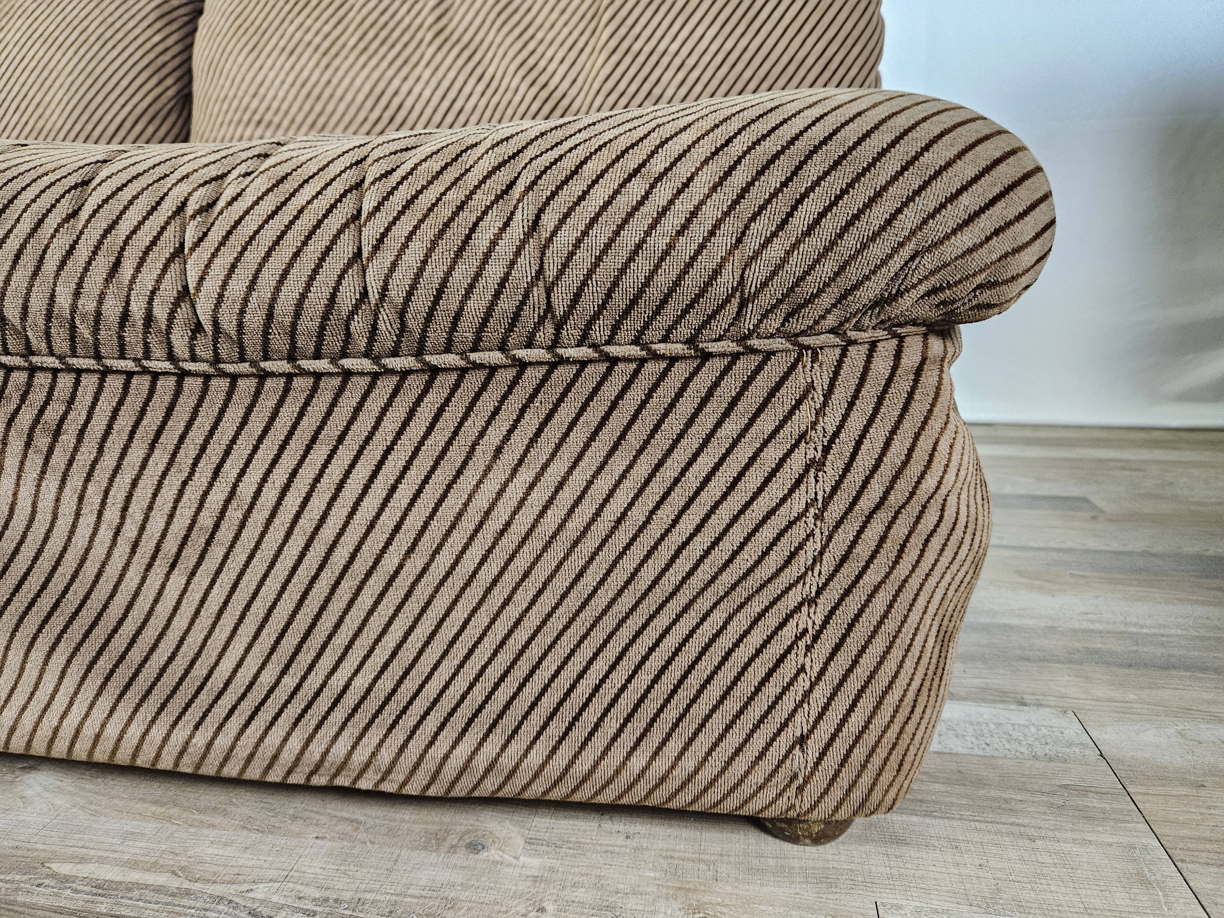 Five-seater corner modular sofa from 70s