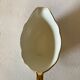 Villeroy and Boch gravy boat, 1950s, cream and gold