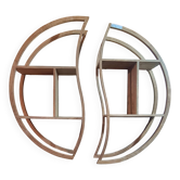 YIN YANG TEAK BOOKSHELF