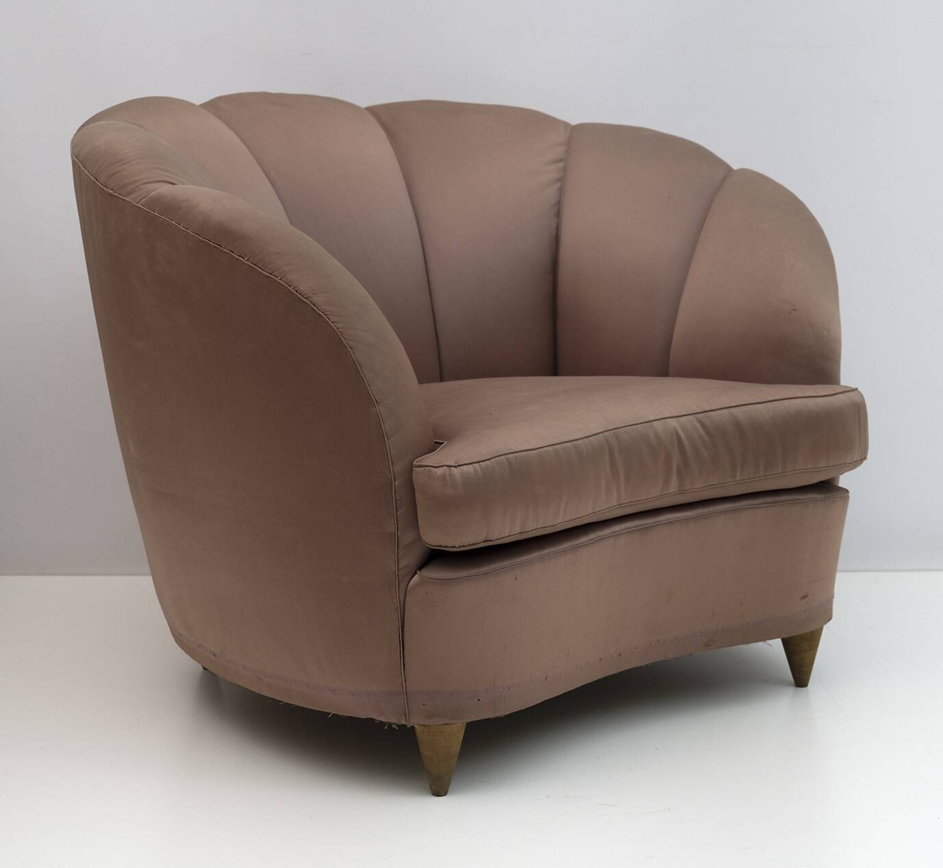 Gio Ponti Midcentury Rare Italian Curved Armchairs "Casa E Giardino" 1936