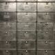 Industrial cladding furniture in brushed and patinated steel