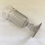 Molded glass vase