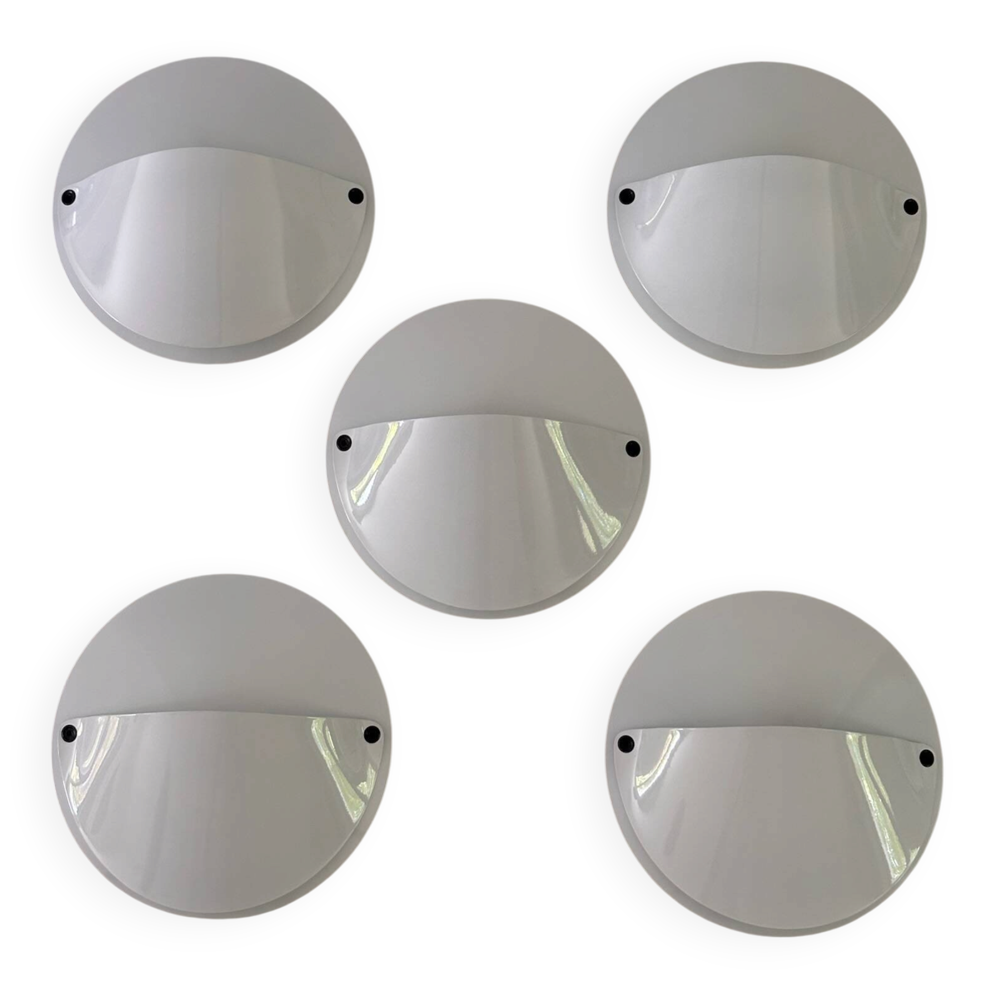 Giovi wall light by Achille Castiglioni for Flos 1982 Lacquered White Metal Design