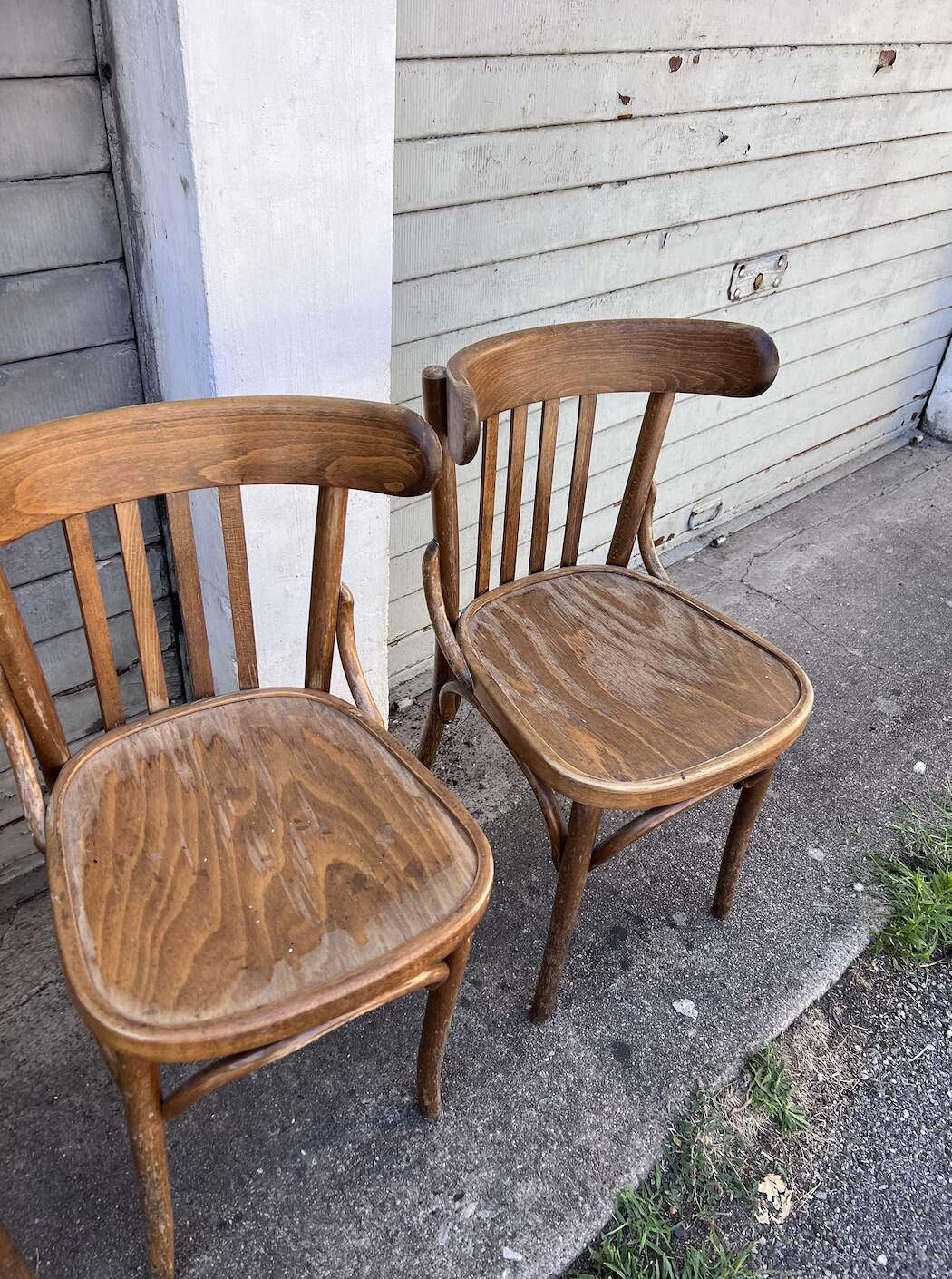(Lot) 5 Anciennes Chaises Bistrot