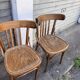 (Lot) 5 Anciennes Chaises Bistrot