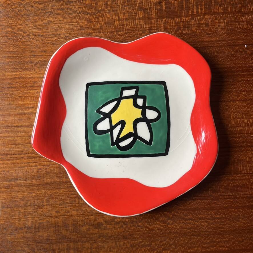 Decorative plate by Roland Brice