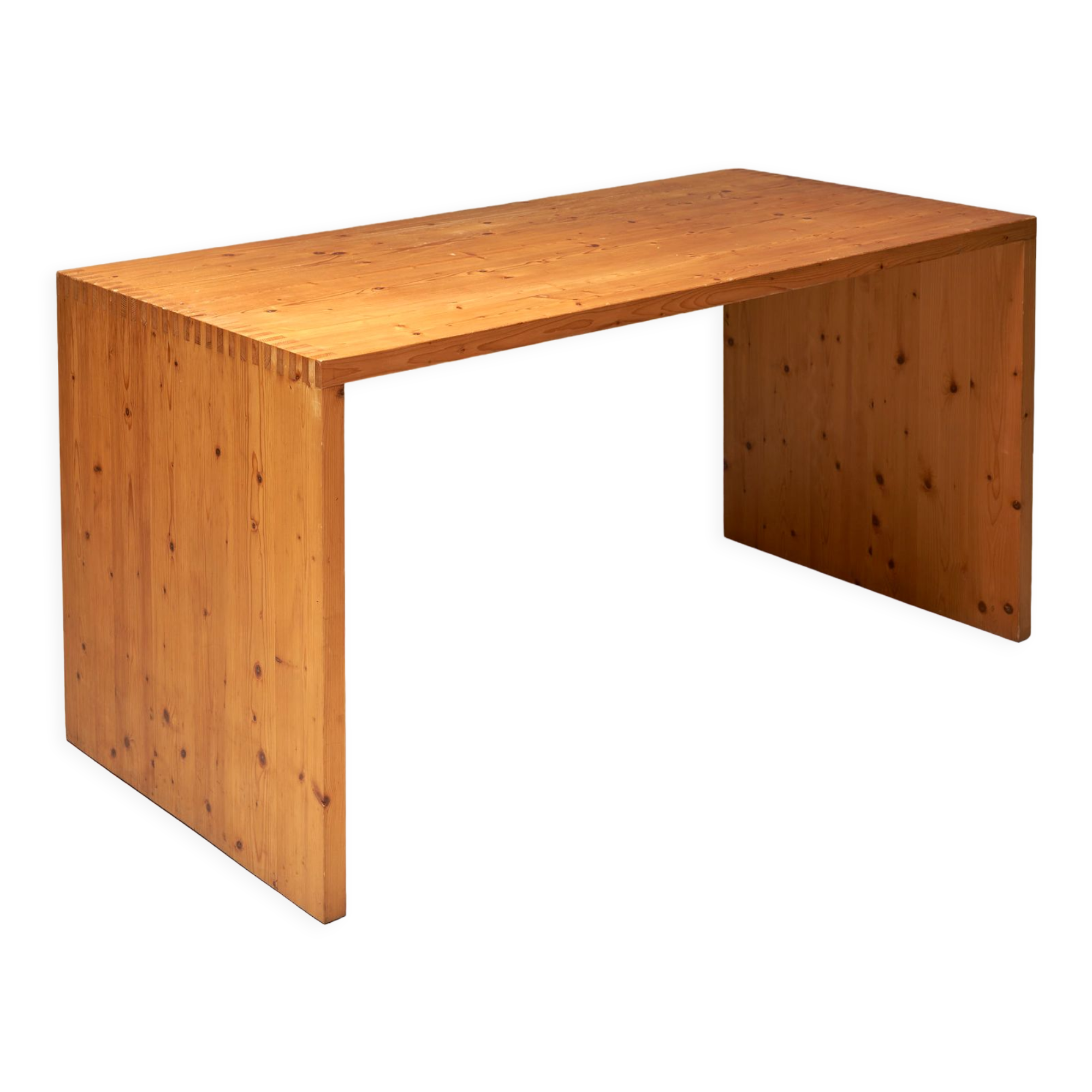 Desk in solid pine by Ate van Apeldoorn for Houtwerk Hattem, The Netherlands