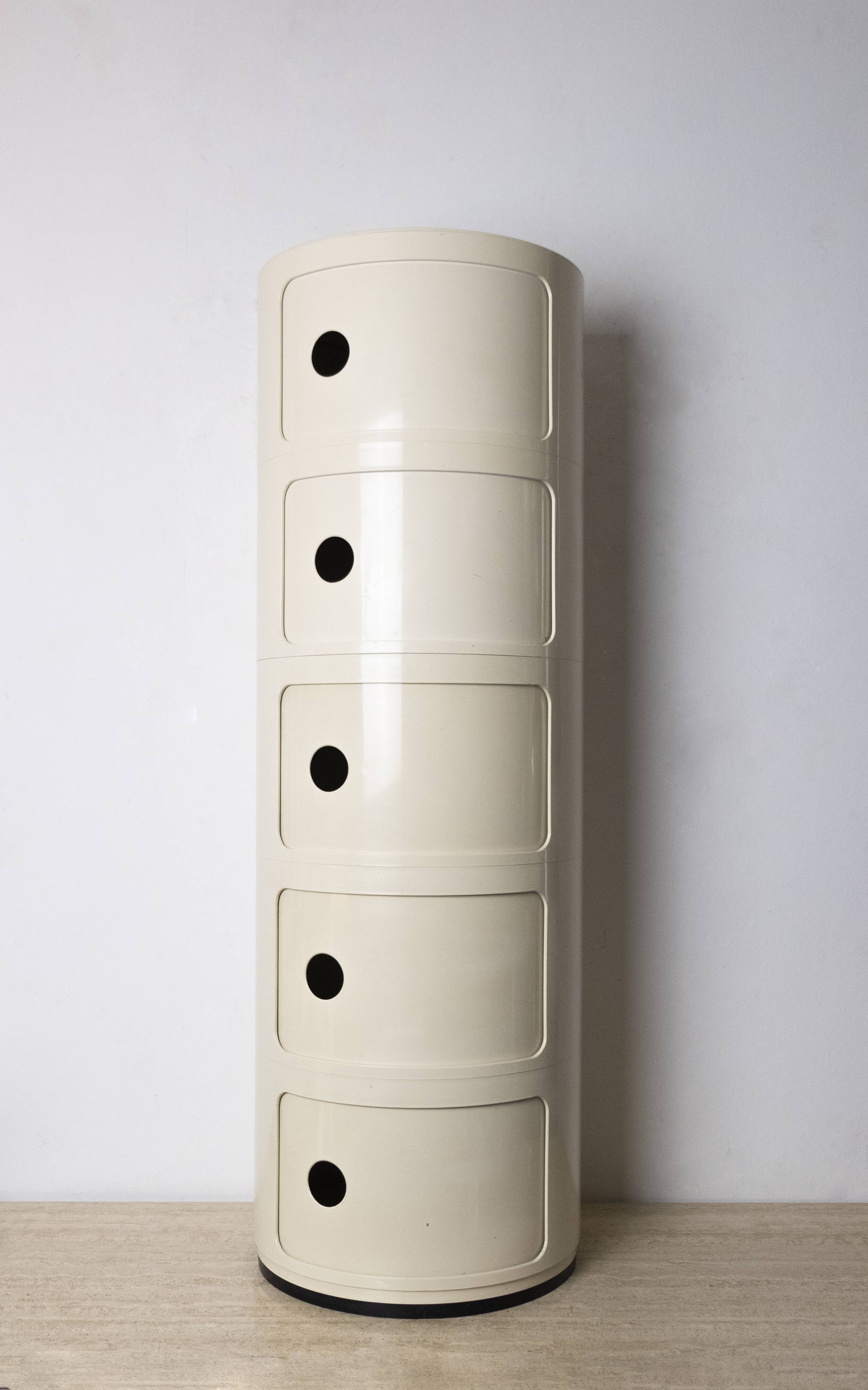 Paire de Componibili 1968 d'Anna Castelli pour Kartell