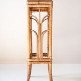 Pair of bamboo and vintage rattan harnesses