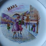Old Plate St Amand Lebacqz & M. Bouchart " The months of the "year"