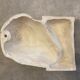 Head of jesus christ plaster sculpture signed courtin to hang