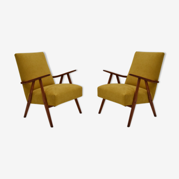Paire de fauteuils du milieu du siècle par Jiri Jiroutek, années 1960.