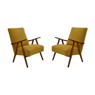 Pair of mid-century Armchairs by Jiri Jiroutek,1960's.