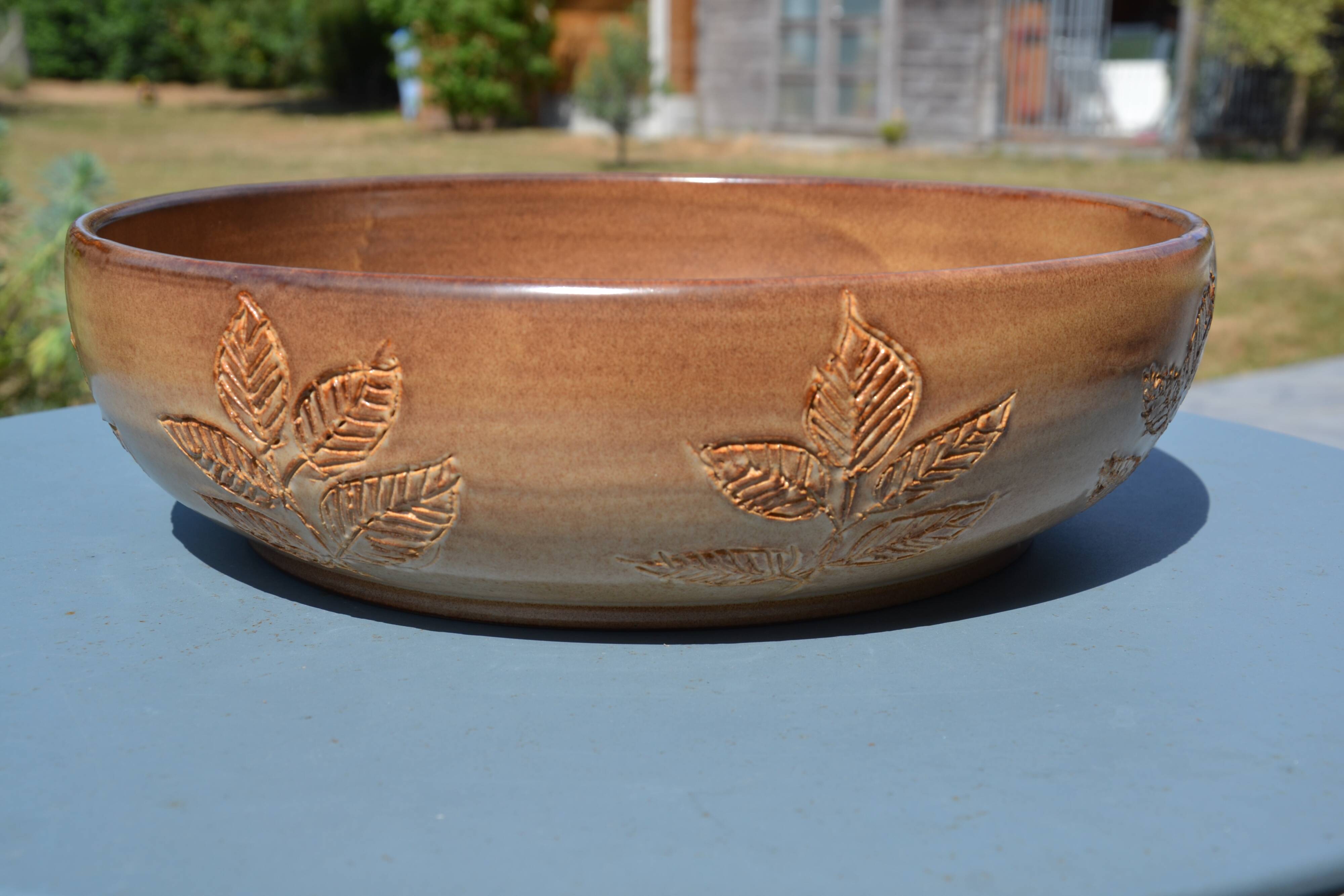 Large salad bowl/fruit bowl Michel and Denise Pointu