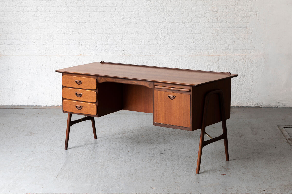 Bureau de Louis Van Teeffelen pour Wébé design hollandais, années 1950