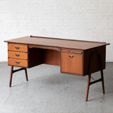 Writing desk by Louis Van Teeffelen for Wébé, Dutch design, 1950s