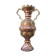 Red and yellow copper amphora oriental moorish art decoration