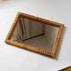 Rattan mirror, 1970s