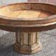 Table basse (bois polychrome)
