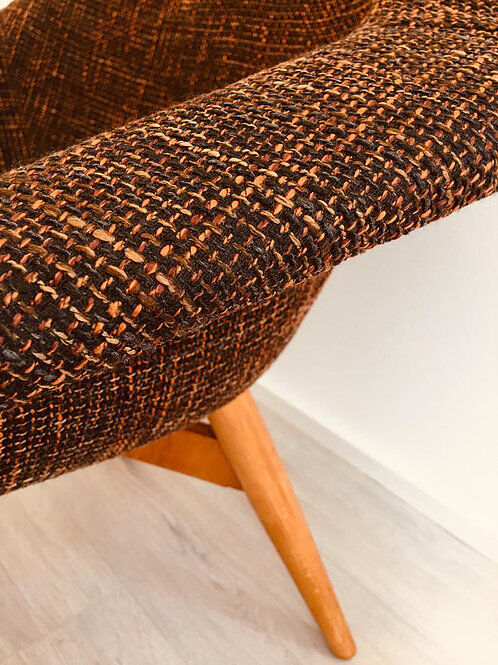 Hull armchair by Miroslav Navratil, years 1960