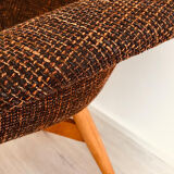 Hull armchair by Miroslav Navratil, years 1960