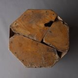 Wooden end grain Side Table or Stool