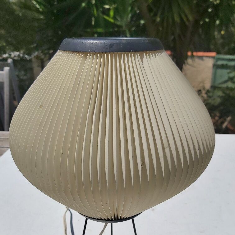 Rispal rhodoid lamp vintage 50s