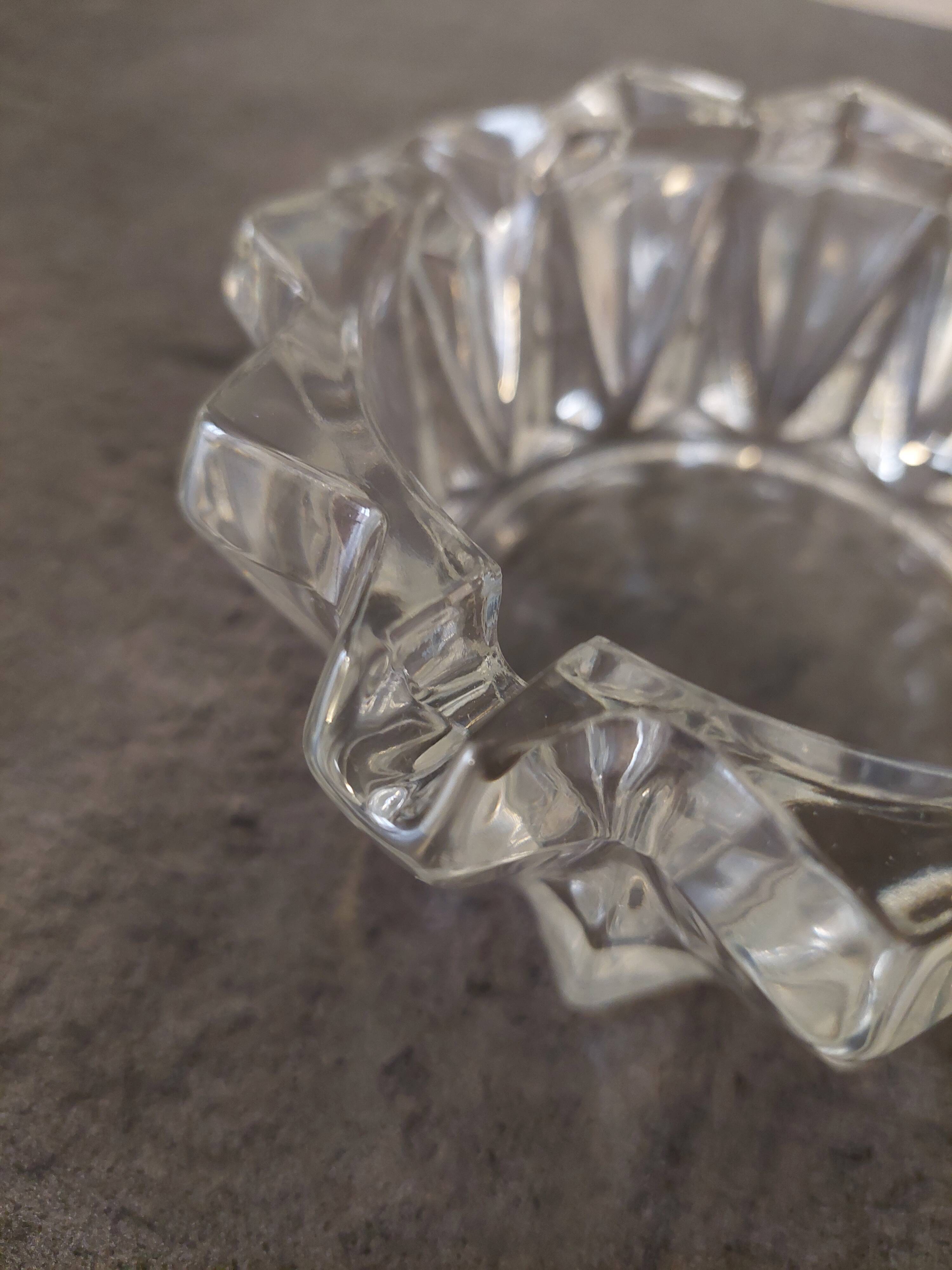 Vintage glass ashtray