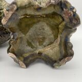Paire de vase en barbotine ancien