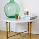 Marble coffee table