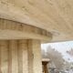 Travertine dining table 1970 Italy Tobia Scarpa