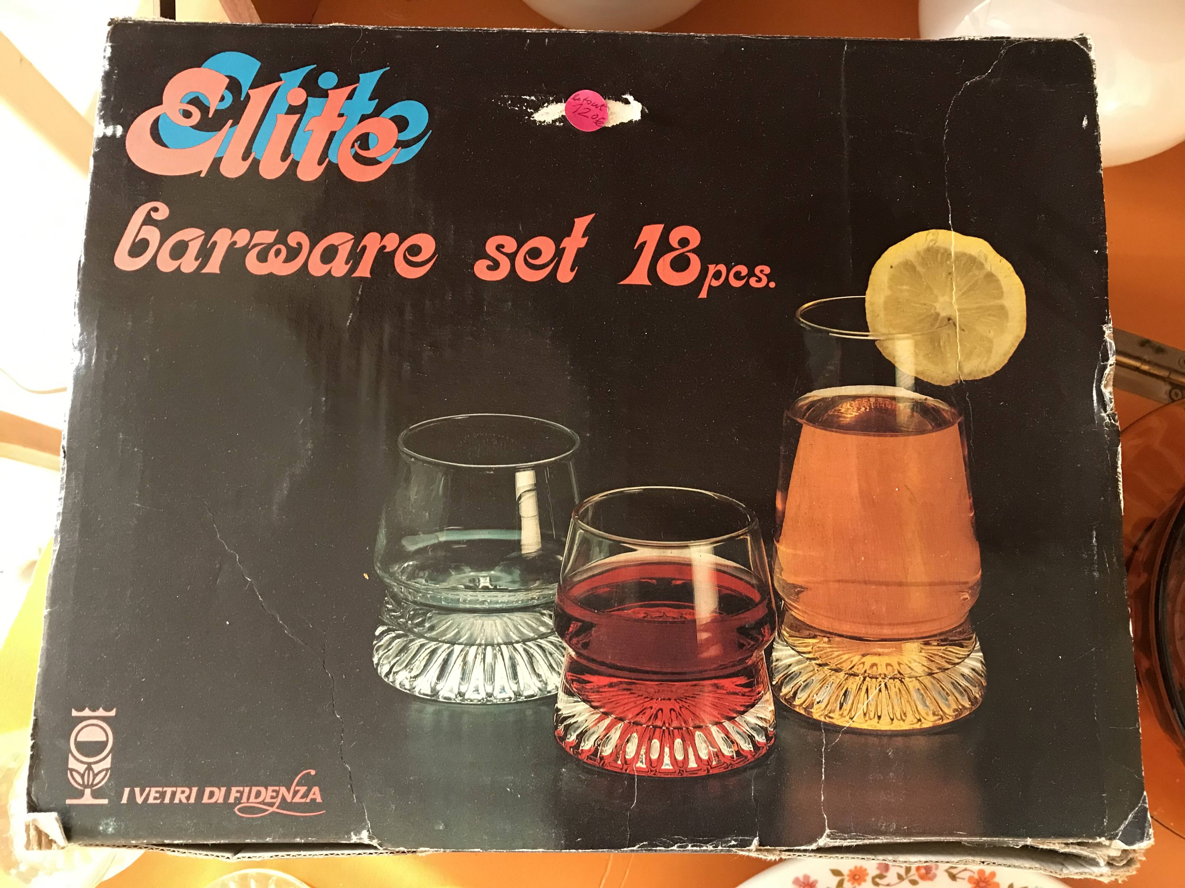 18 Italian design glasses