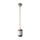 Suspension opaline aspect bois