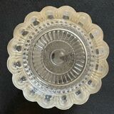 Candy pot in molded crystal St Louis Bacchus