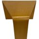 Table d’angle en bois courbé moderne du milieu du siècle années 1970