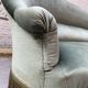 Water green velvet toad sofa